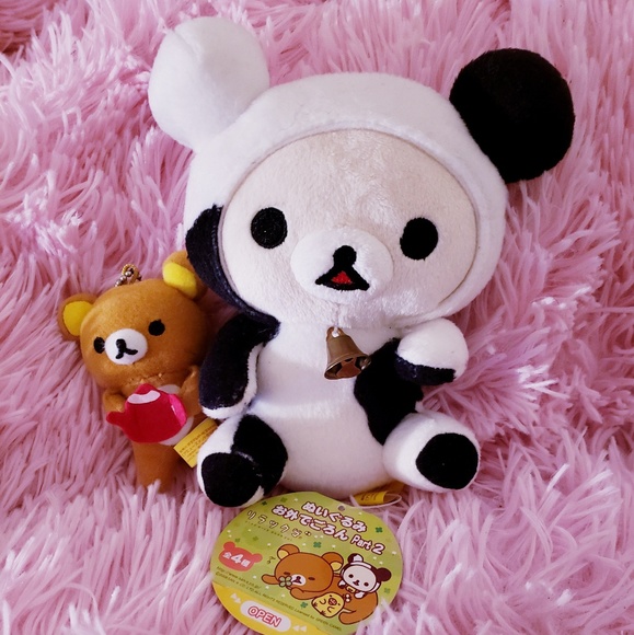 rilakkuma cow plush